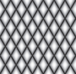 Obraz premium Abstract geometric pattern. Diagonal line background. Abstract diamond ornament. Monochrome rhombus texture