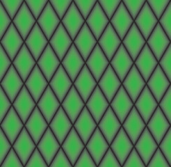 Fototapeta na wymiar Abstract geometric pattern. Diagonal line background. Abstract diamond ornament. Green rhombus texture