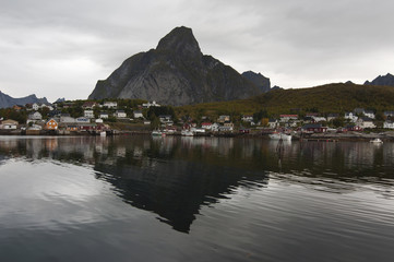 Reine is a fishing village and the administrative center of the municipality of Moskenes in...