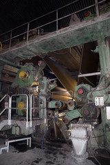 Fototapeta na wymiar Paper and pulp mill - Factory, Plant