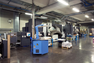 Printing machine: digital web press - obrazy, fototapety, plakaty
