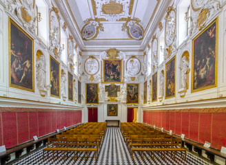 Interior of the Church of San Domenico in Palermo, Sicily, Italy.