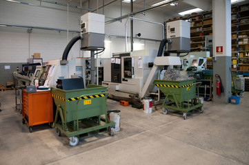 Machine tools with Computer Numerical Control (CNC)