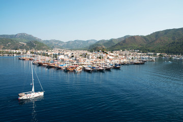 Fototapeta premium Port of Marmaris, Turkey