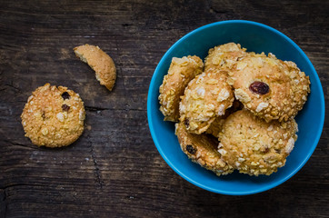 Homemade cornflakes cookies