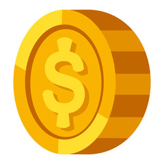 Money coins vector illustration.