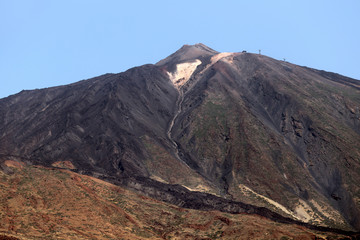The top of the Teide volcano