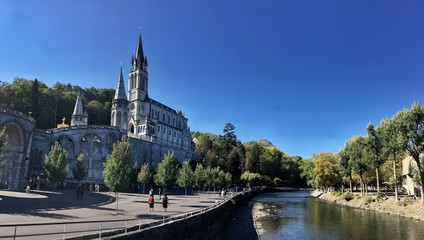 Fototapeta na wymiar Santuario di Lourdes