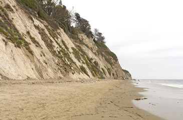 Quiet Beach on a Cloudy Day