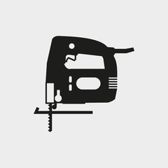 fretsaw icon stock vector illustration flat design