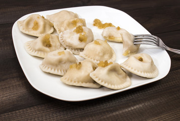 Traditional polish dumplings, 