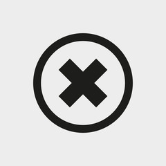 delete icon stock vector illustration flat design