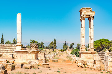 Umayyad City of Anjar in Lebanon. It is located about 50km east of Beirut and has led to its designation as a UNESCO World Heritage Site in 1984.