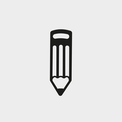 pencil icon stock vector illustration flat design