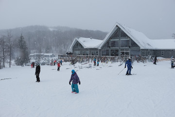 Skiing at Camp Fortune