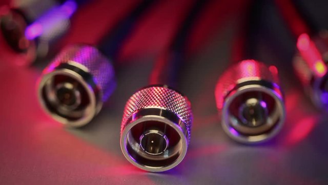  Light sweep across coaxial cables