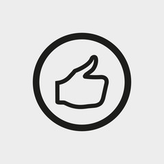 stock vector thumbs up icon vector like icon social network vector icon for app web site etc