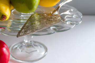 Vintage Pie Server and Cake Stand