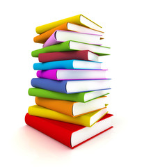 books concept   3d illustration