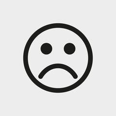 Fototapeta premium Smile icon stock vector illustration flat design