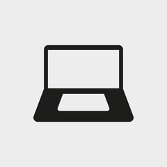 Fototapeta premium laptop icon stock vector illustration flat design