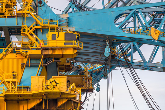 Cabin area of a huge Crane Vessel
