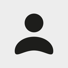 Man icon stock vector illustration flat design