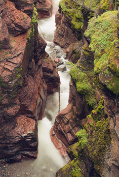 Red Rock Canyon, Waterton Lakes National Park, Alberta, Canada