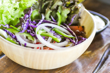 vegetable salad or mixed salad