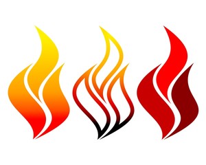 vector template fire