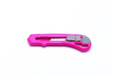 Pink cutter isolated
