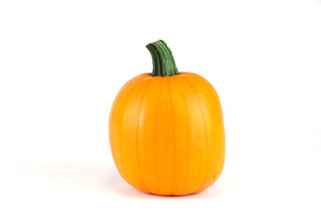 new picked pumpkin isolated on white background