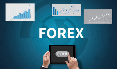 Obraz na płótnie Canvas FOREX Banking Stock Market Finance Online
