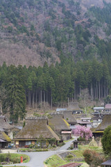 Fototapeta na wymiar Rural landscape of Historical village Miyama in Kyoto, Japan