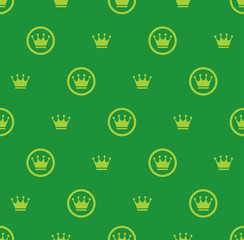 Princess Seamless Pattern Background Vector Illustration