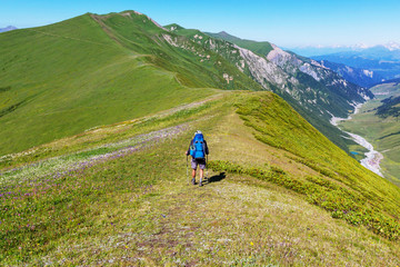 Obraz premium Hike in Caucasus