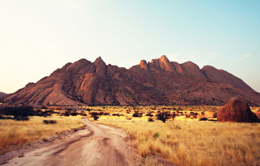 Fototapeta na wymiar Mountains in Namibia