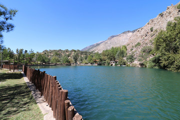 Naklejka premium Votomos See nahe Zaros, Kreta