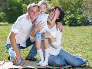 family with children