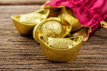 chinese gold ingot