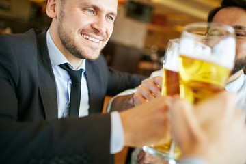Visiting pub after work