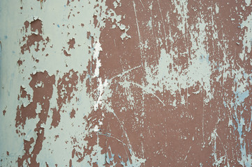 Old steel wall