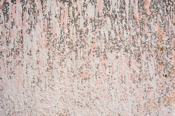 Painted concrete wall