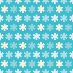 Seamless background with snowflakes. Print. Repeating background. Cloth design, wallpaper.