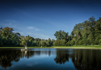 Fototapeta premium Fountains Abbey in yorkshire, England UK