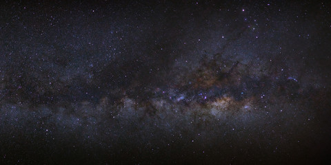 Naklejka premium panorama milky way galaxy