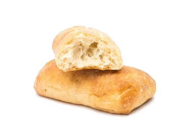 Fotobehang Ciabatta (Italian bread) © ksena32