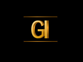 GI Initial Logo for your startup venture