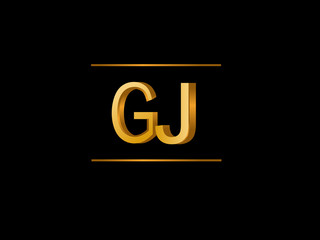 GJ Initial Logo for your startup venture