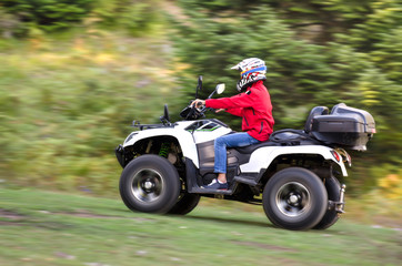 Quad bike racing